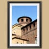 A black framed print of Palazzo Madama in Torino, Italy. By Photographer Scott Allen Wilson.