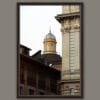 An ebony framed print of a church dome in Torino, Italy. By Photographer Scott Allen Wilson.