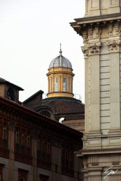 A church dome in Torino, Italy. By Photographer Scott Allen Wilson.