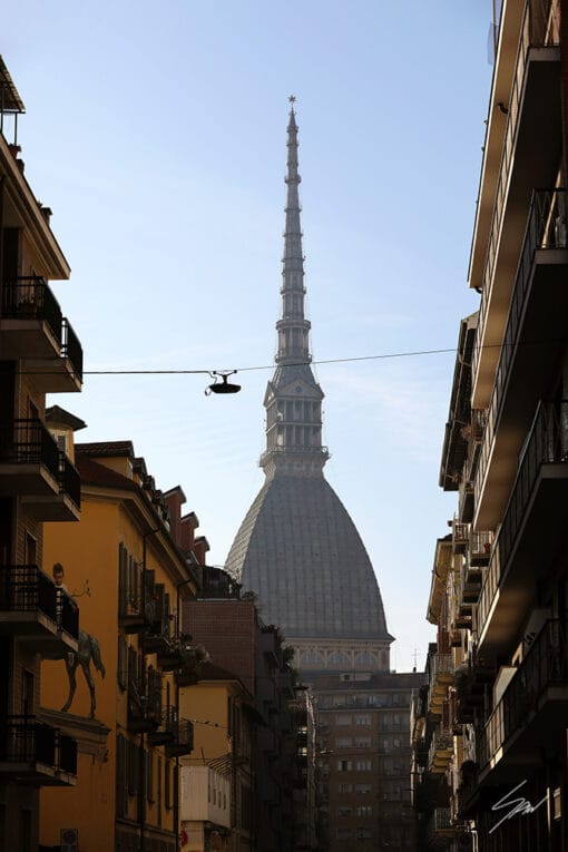 A view of the Mole Antonelliana in Torino, Italy. By Photographer Scott Allen Wilson.