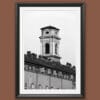 A B&W framed print of architecture in Torino, Italy. By Photographer Scott Allen Wilson.