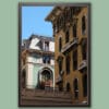 Wooden framed artistic print of the elegant and colorful Genovese architecture. Photo captured by Travel Photographer Scott Allen Wilson.