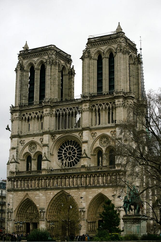 Notre Dame before she burned