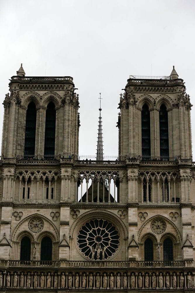 Notre Dame before it burned