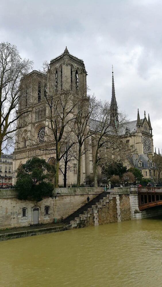 Notre Dame before it burned
